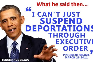 Obama Now:  I Lied, I Really Can Suspend Deportations All By Myself